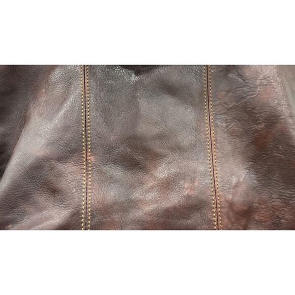 TUSCANY LEATHER  EUC XL TRAVEL WEEKENDER BAG - Picture 11 of 12